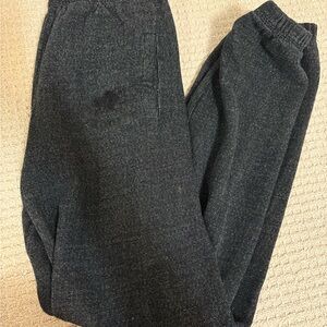 Roots Black Jogger Pants